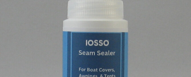 A bottle of Iosso's Premium Seam Sealer.