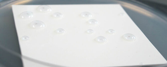 A vinyl pad treated with AkoTech™.