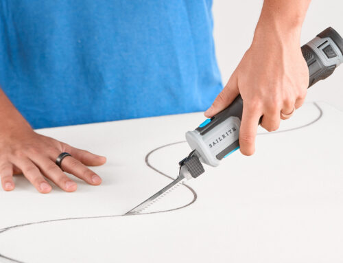 Detailed upholstery cutting